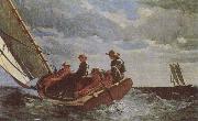 Winslow Homer Breezing Up oil